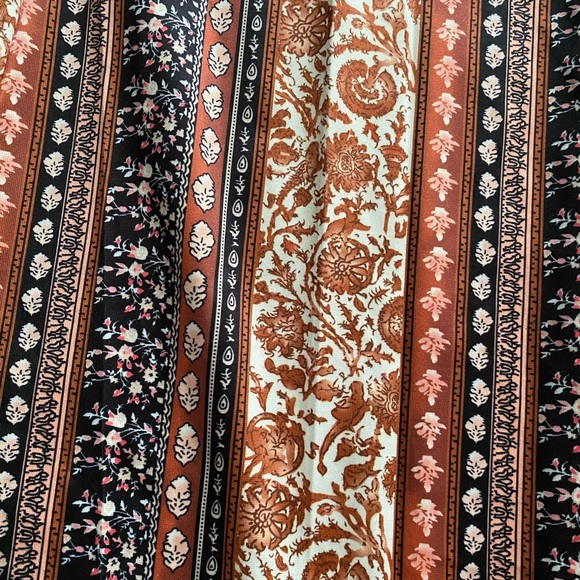 Multi patterned flared pants - Picture 1 of 3